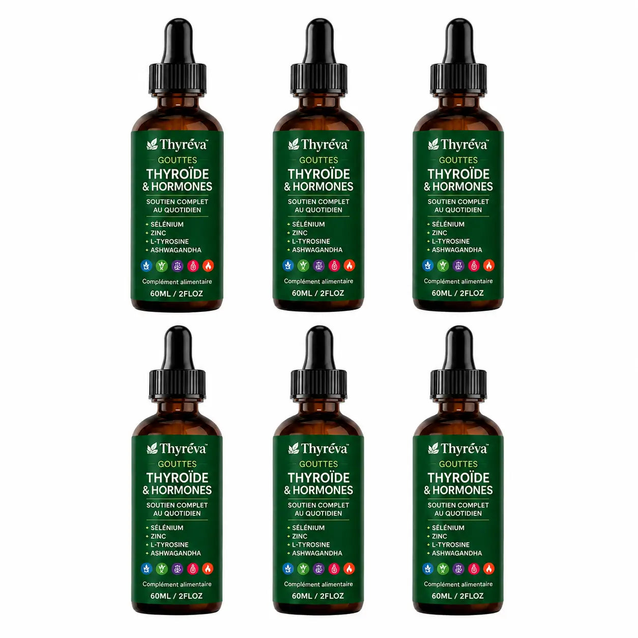 Thyréva™ Gouttes Thyroïde & Hormones | Retrouver énergie, équilibre et une silhouette plus légère en 7 jours !