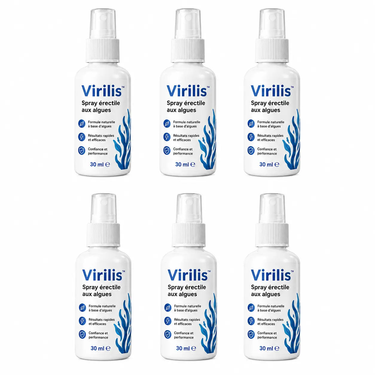 Virilis™ Spray érectile aux algues | Des érections solides comme le roc en seulement 43 secondes !