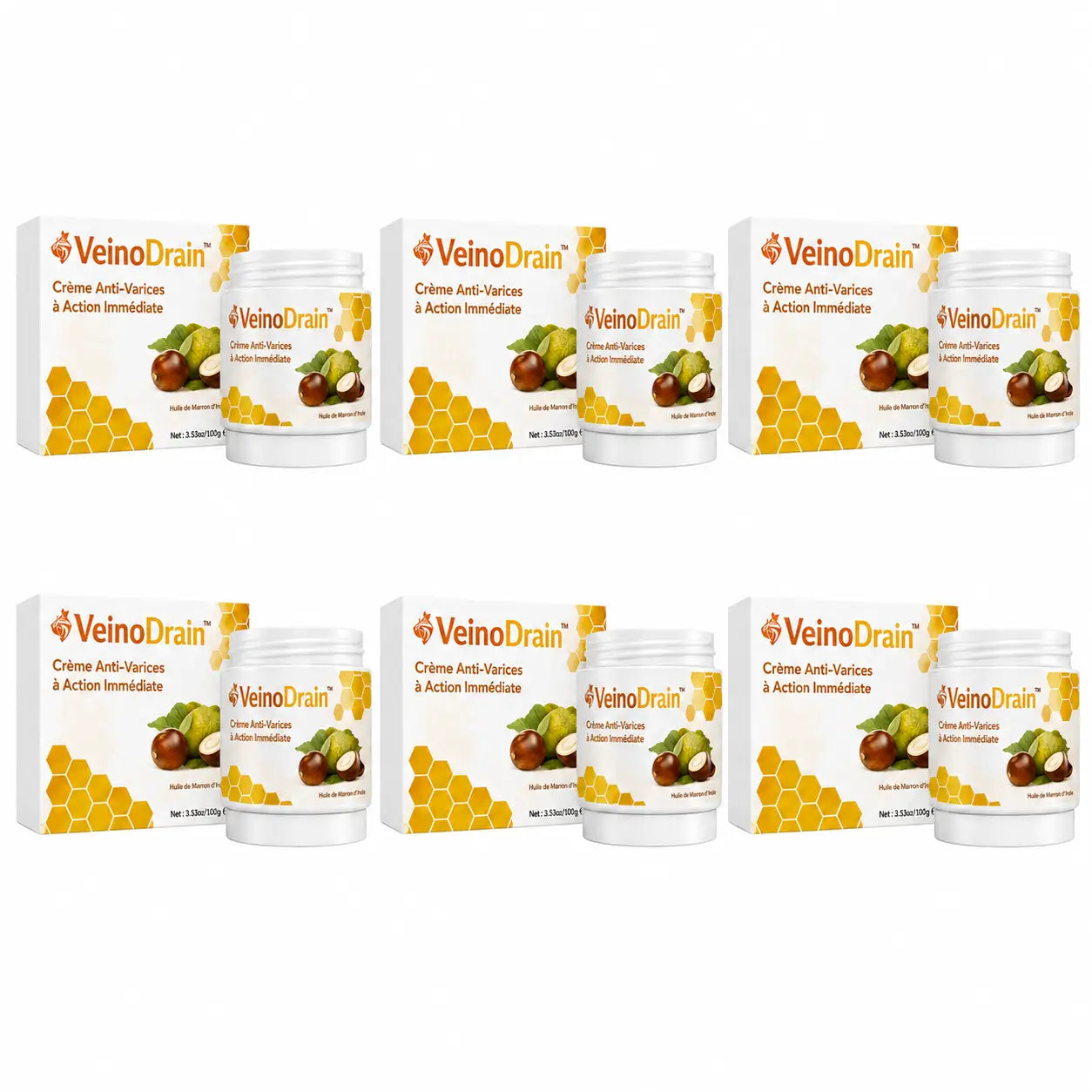 VeinoDrain™ Crème Anti-Varices à Action Immédiate | Faites disparaître vos varices en 3 minutes !
