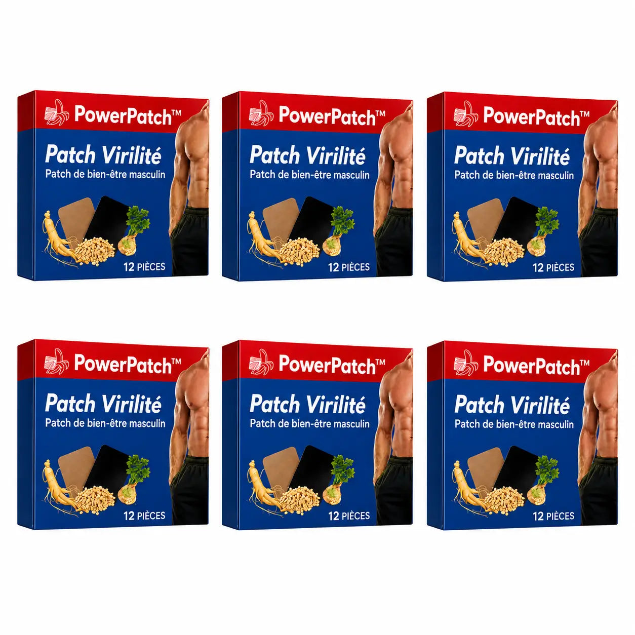 PowerPatch™ Patch Virilité | Érections durables en seulement 3 jours ! 3x plus épaisses et plus longues !