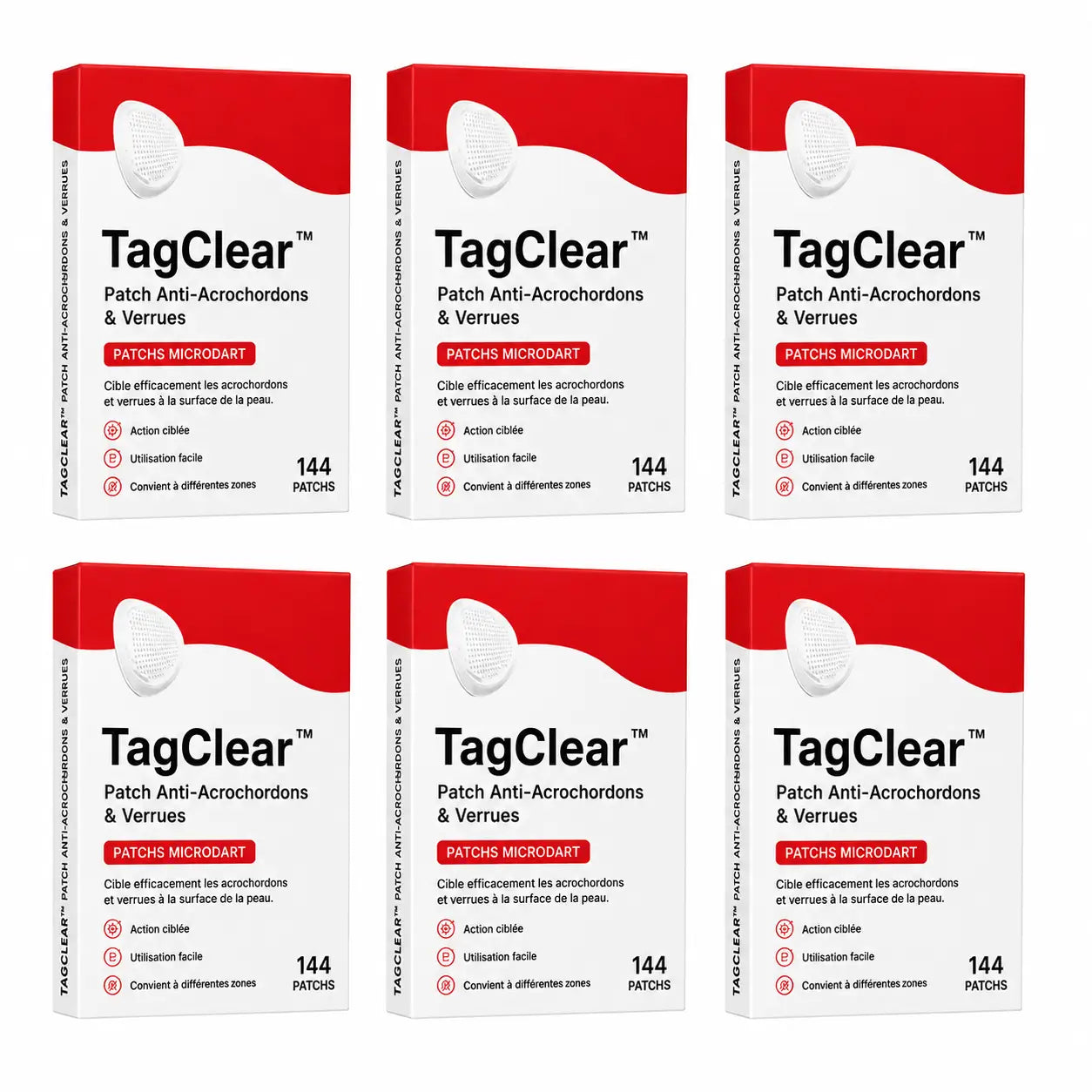 TagClear™ Patch Anti-Acrochordons & Verrues | Effacez les excroissances visibles en quelques jours, sans douleur ni congélation !