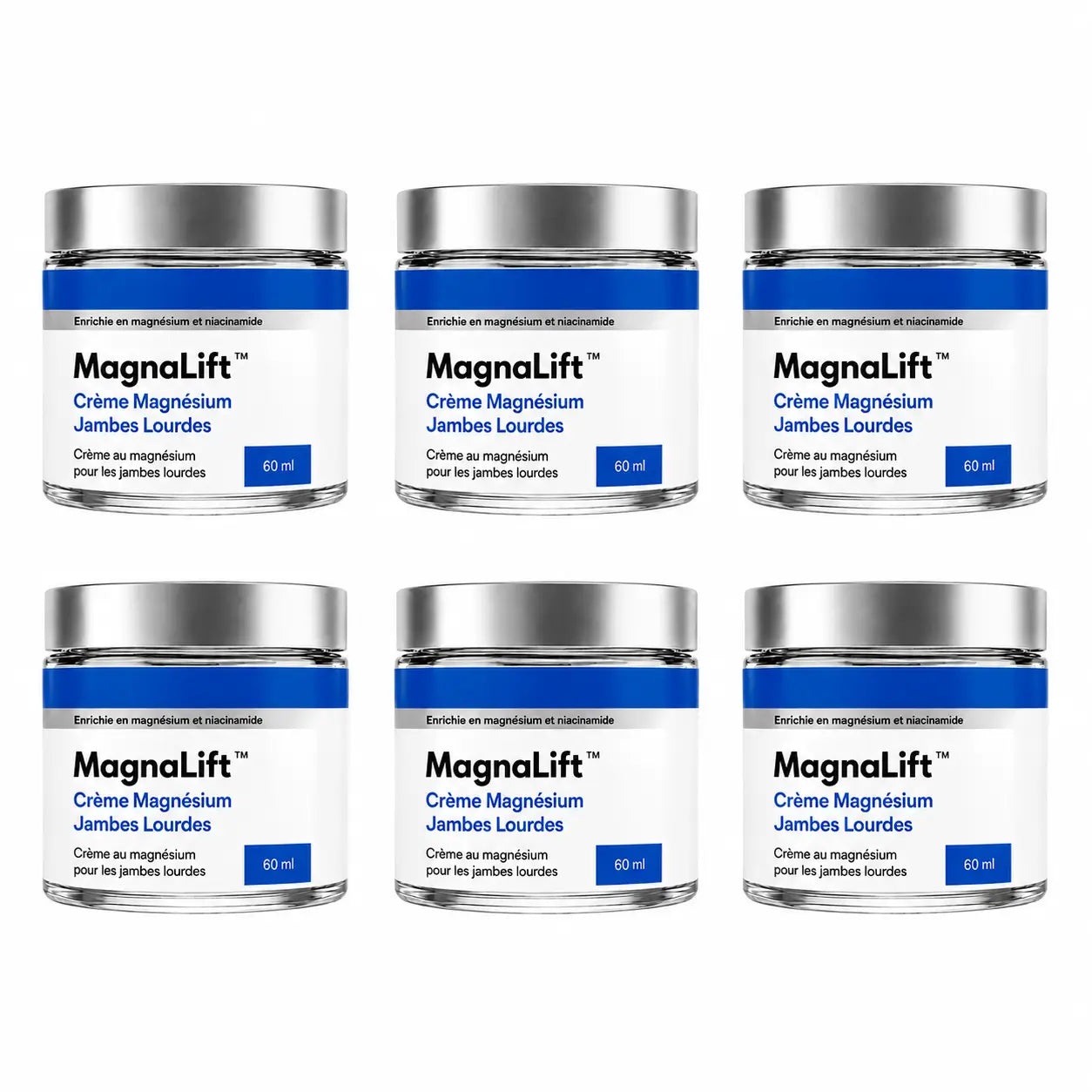MagnaLift™ Crème Magnésium Jambes Lourdes | Réduisez le gonflement des jambes en seulement 15 minutes !