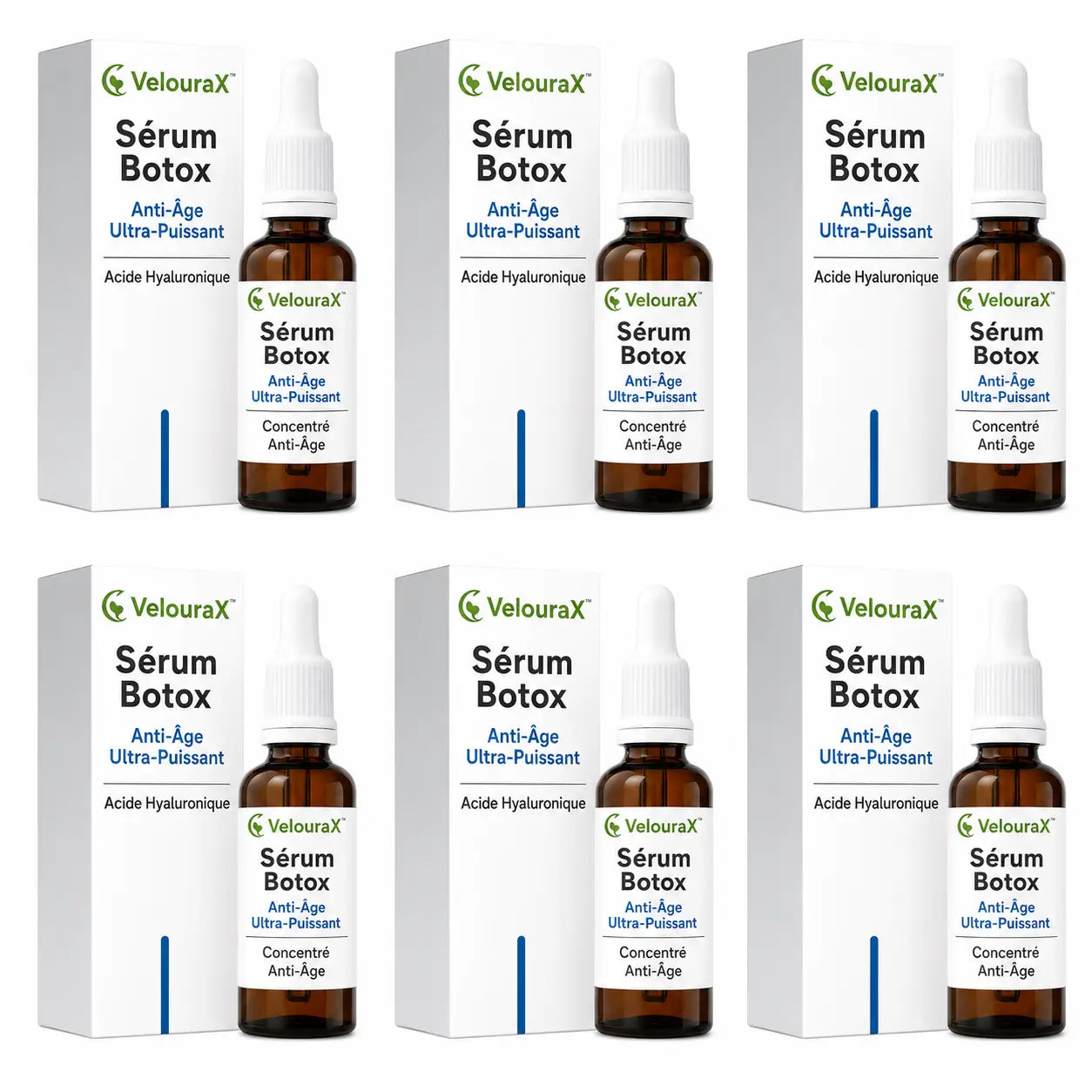 VelouraX™ Sérum Botox Anti-Âge Ultra-Puissant | Lisse 98 % des rides en 15h – Sans piqûre, sans chirurgie !