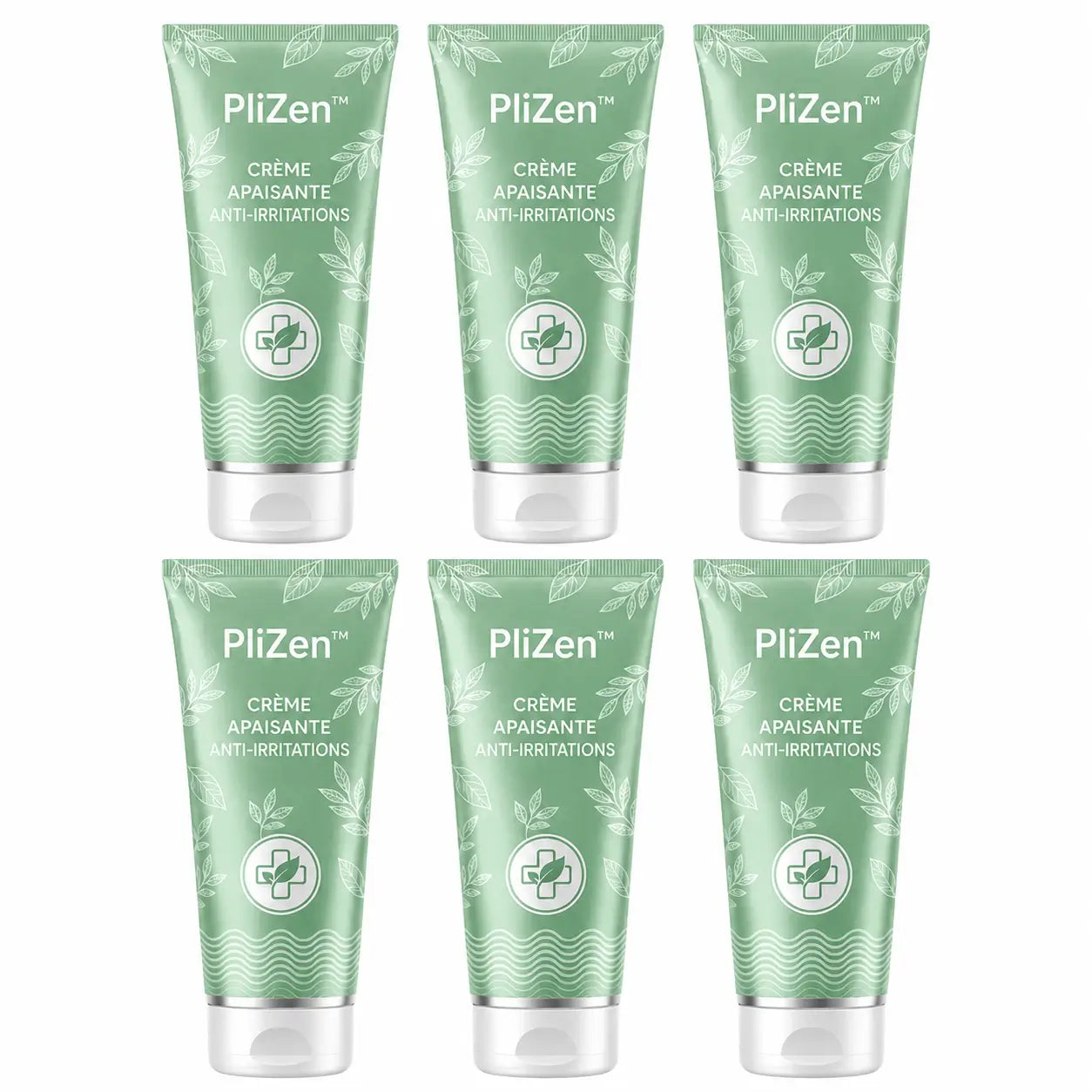 PliZen™ Crème Apaisante Anti-Irritations | Élimine 98 % des éruptions cutanées en 7 jours !