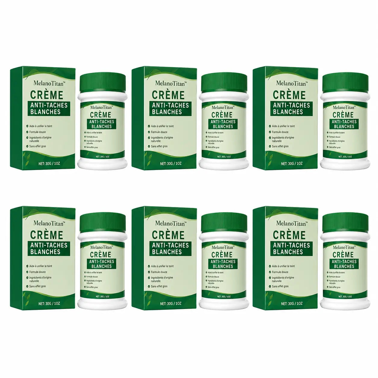 MelanoTitan™ Crème Anti-Taches Blanches | Uniformisez votre peau en 7 jours, sans maquillage épais !