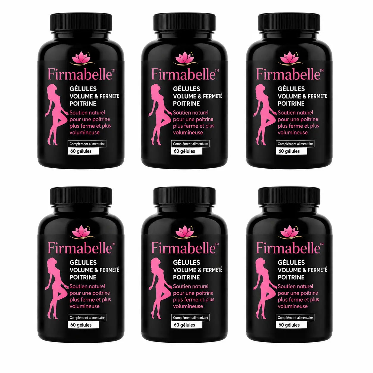 Firmabelle™ Gélules Volume & Fermeté Poitrine | Jusqu'à 3 cm de plus de volume mammaire — en seulement 7 jours !