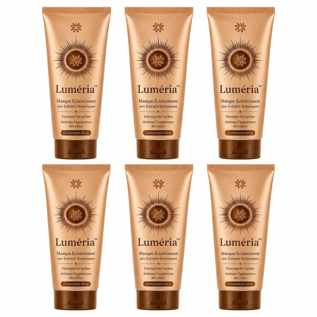 Luméria™ Masque Éclaircissant aux Extraits Botaniques | Efface les taches brunes en 10 minutes par jour!