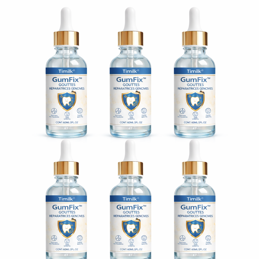 GumFix™ Gouttes Réparatrices Gencives | Stoppez les saignements et réparez vos gencives en quelques jours !