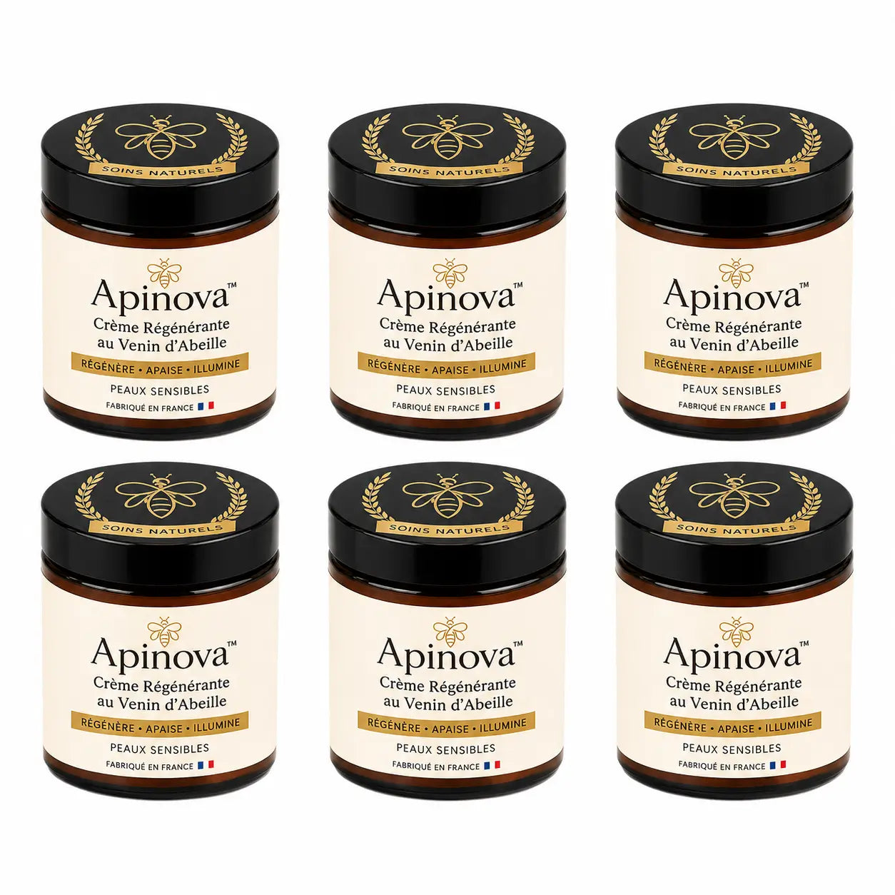 Apinova™ Crème Régénérante au Venin d’Abeille | Répare votre peau en 24 heures!