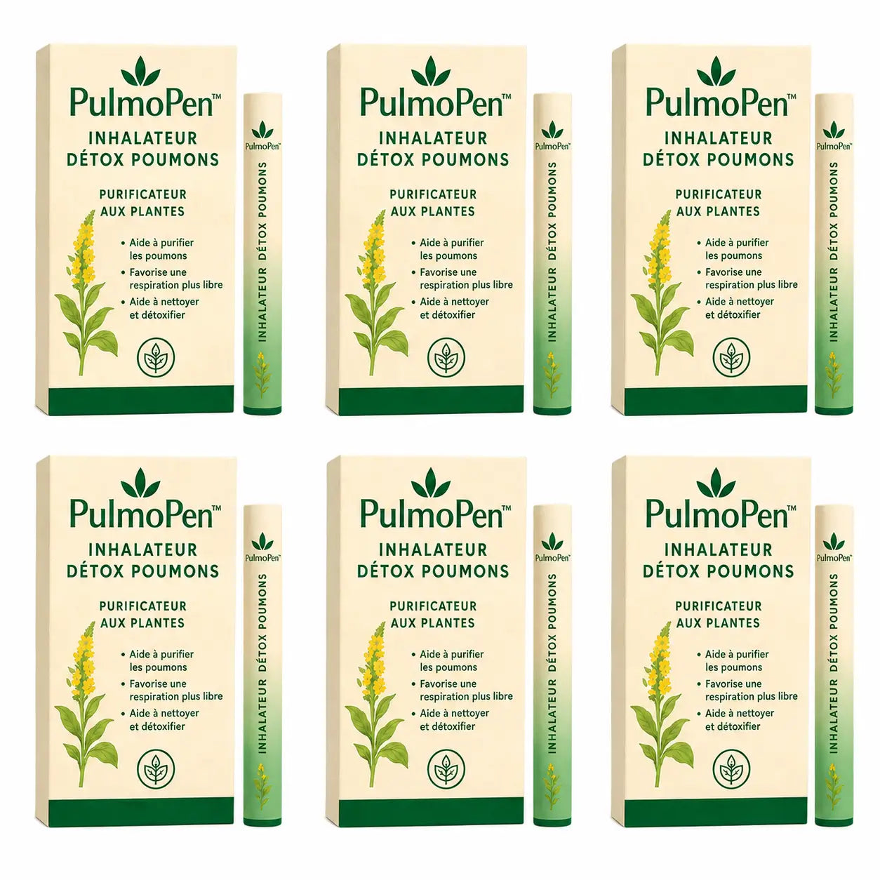 PulmoPen™ Inhalateur Détox Poumons | Dégagez vos bronches, chassez le mucus et respirez plus librement dès les premières inhalations !