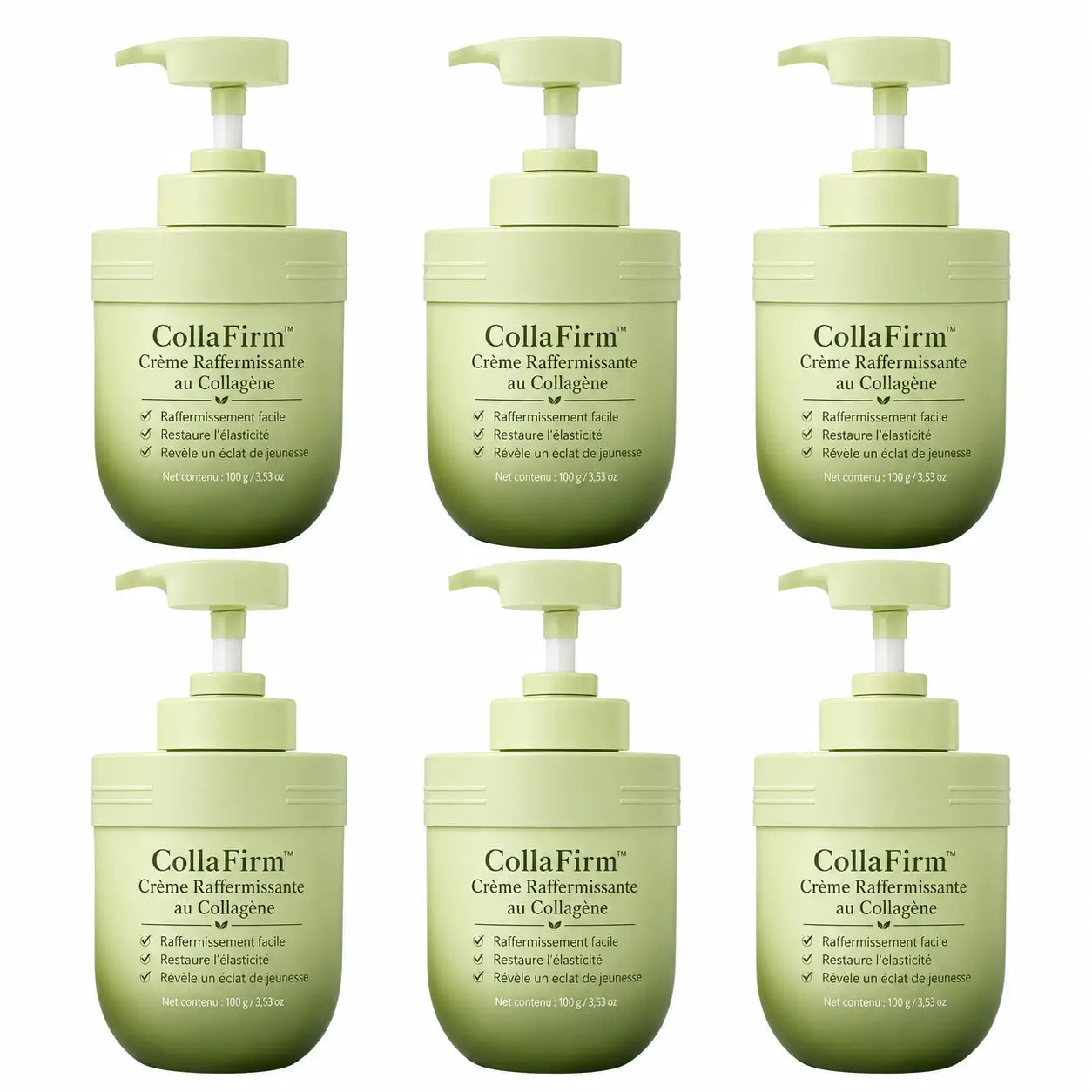 CollaFirm™ Crème Raffermissante au Collagène | Retendez votre peau relâchée et lissez les rides dès les premières applications !