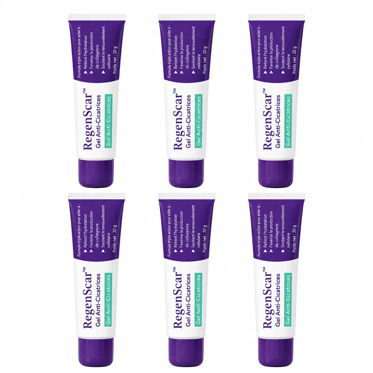 RegenScar™ Gel Anti-Cicatrices | Réduisez l’apparence des cicatrices, vergetures et marques d’acné sans laser !