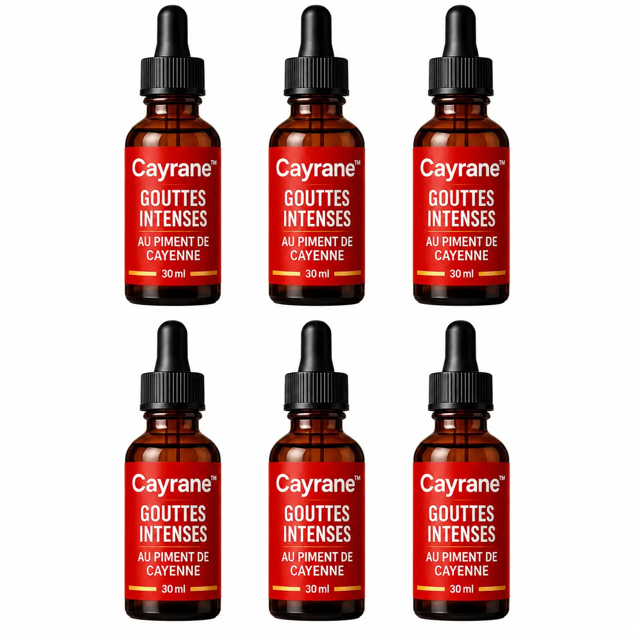 Cayrane™ Gouttes Intenses au Piment de Cayenne | Retrouvez une érection en 3 minutes chrono !
