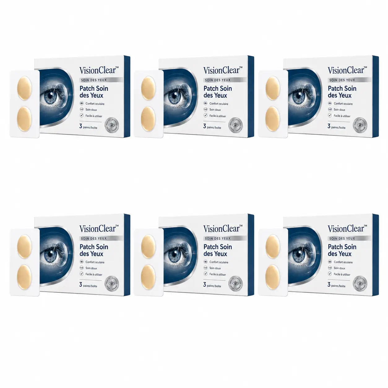 VisionClear™ Patch Soin des Yeux | Soulagez la fatigue oculaire et voyez plus clair sans gouttes ni lunettes spéciales !