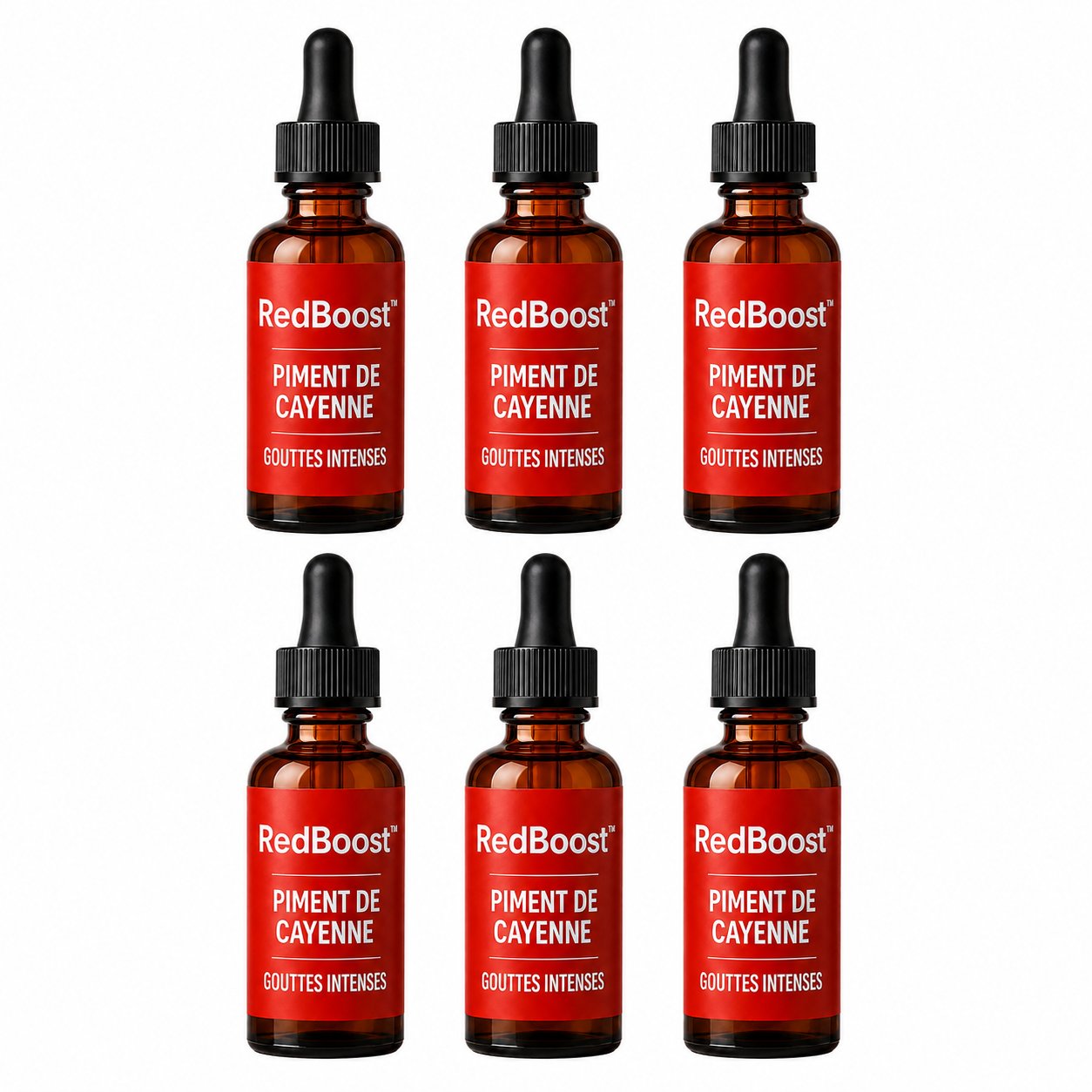 RedBoost™ Gouttes Intenses au Piment de Cayenne | Retrouvez une érection en 3 minutes!