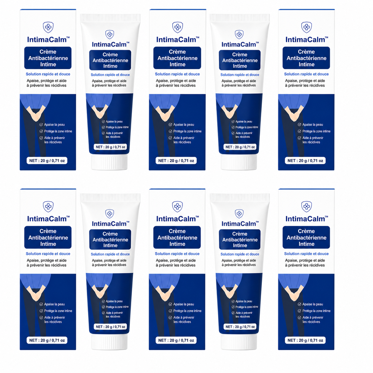 IntimaCalm™ Crème Antibactérienne Intime | Stoppez les démangeaisons et les mauvaises odeurs en 48 heures chrono !