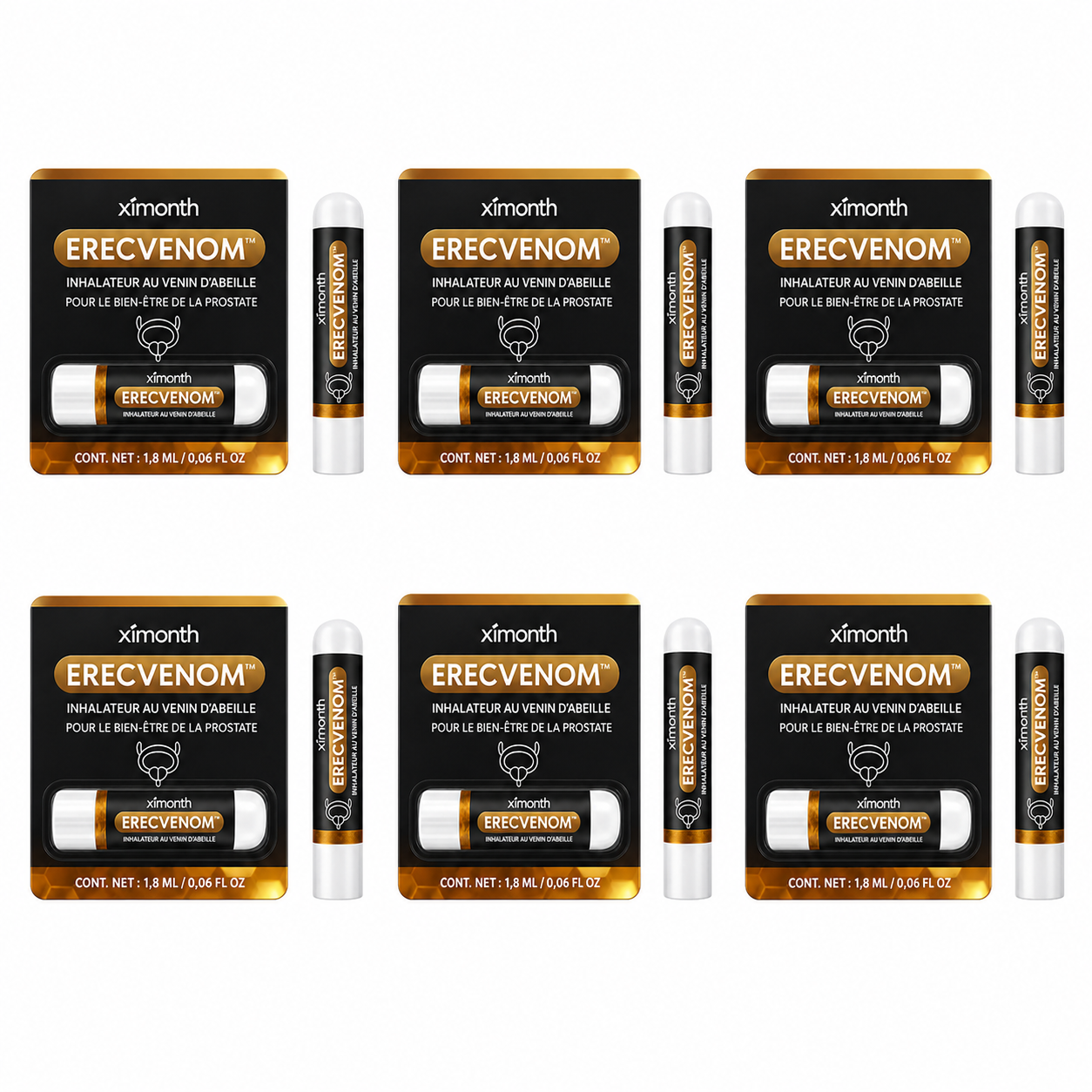 ErecVenom™ Inhalateur au Venin d’Abeille | Obtenez une érection dure comme l’acier en quelques minutes !