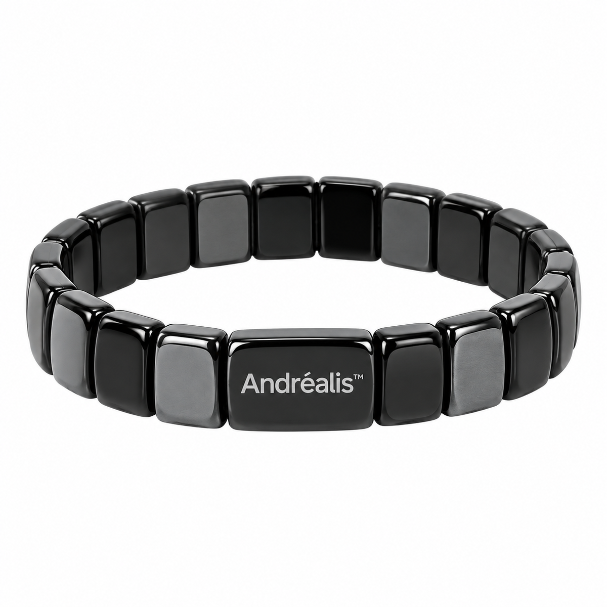 Andréalis™ Bracelet Magnétique en Hématite | Boost ton taux de testostérone de +92 % en 7 jours seulement!