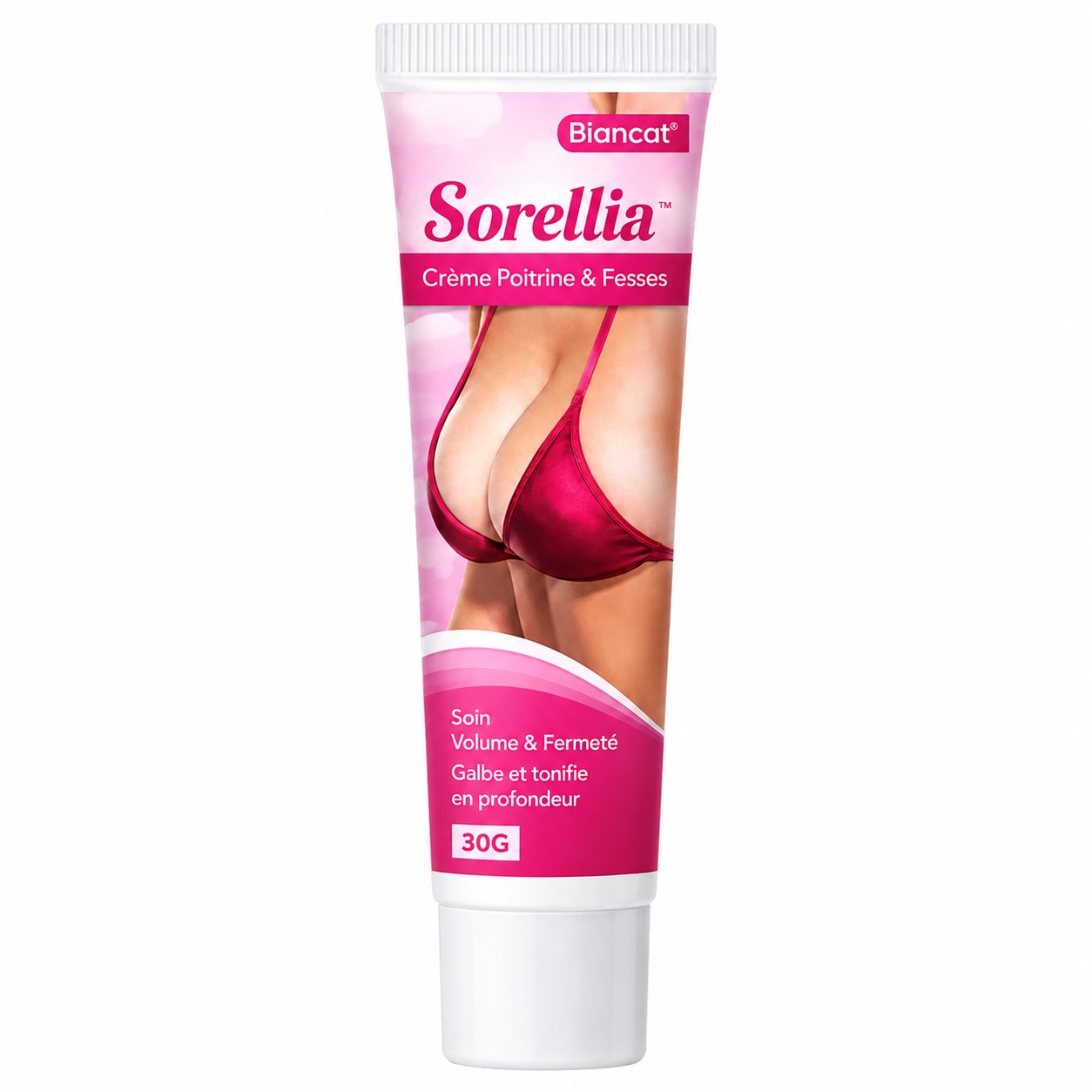 Sorellia™ Crème Poitrine & Fesses | Augmentez vos formes en quelques minutes et affichez un volume irrésistible !