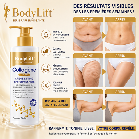 BodyLift™ Crème Lifting Raffermissante | Peau plus ferme, plus lisse et effet lift visible en 24h chrono !