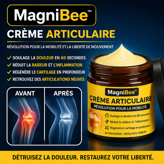MagniBee™ Crème Articulaire | Soulage les douleurs et libère vos articulations instantanément !