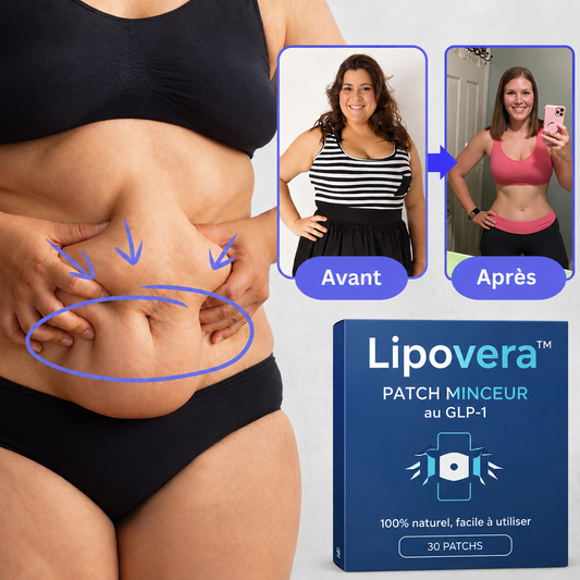 Lipovera™ Patch Minceur au GLP-1 | Perdez jusqu’à 4,3 kg de graisse en 5 jours !