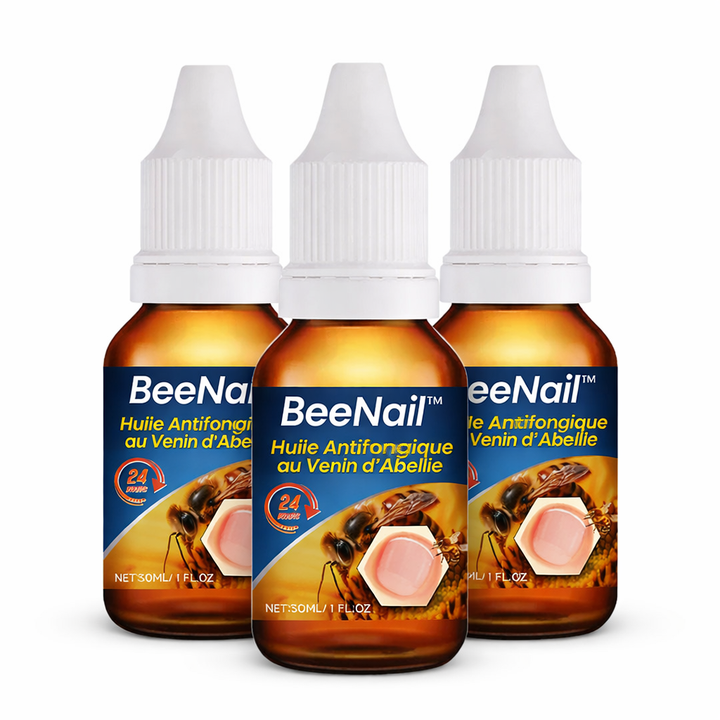 BeeNail™ Huile Antifongique au Venin d’Abeille | Éliminez les mycoses et restaurez vos ongles en quelques jours !