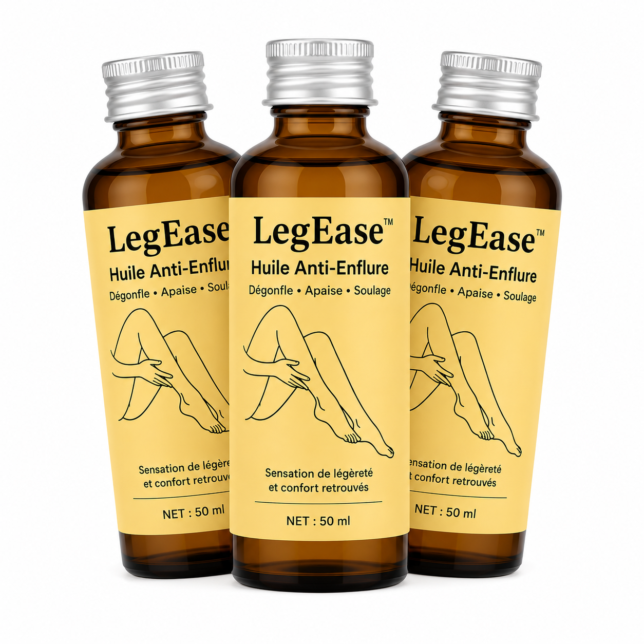 LegEase™ Huile Anti-Enflure | Dégonfle vos jambes lourdes en 7 jours seulement!