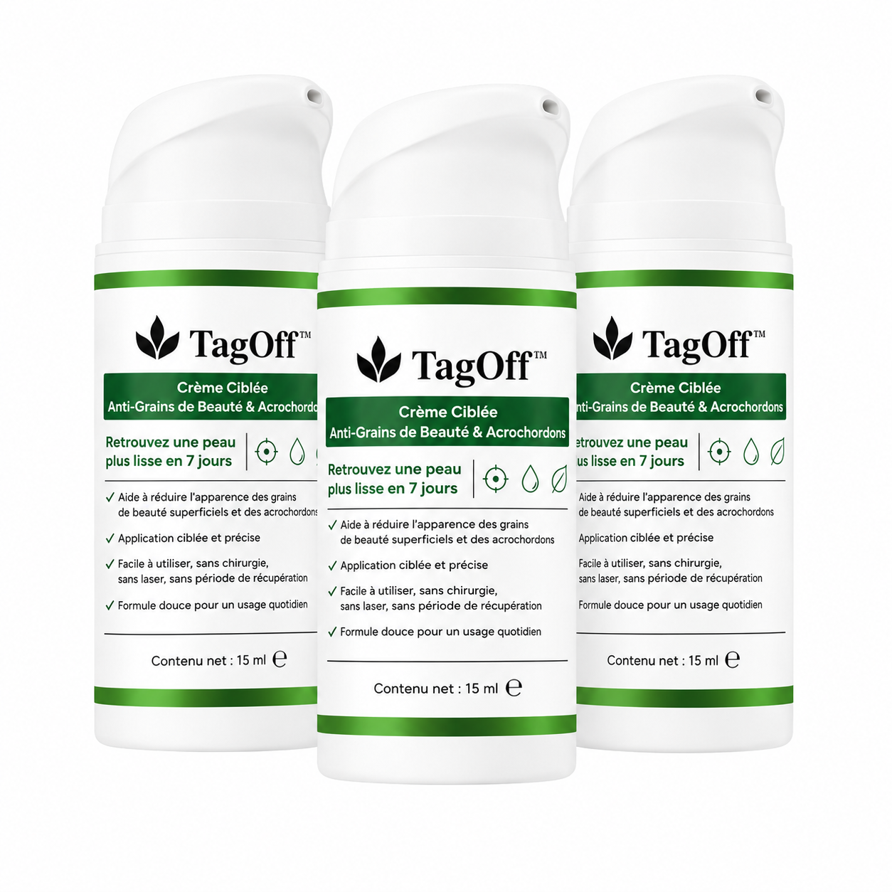 TagOff™ Crème Ciblée Anti-Grains de Beauté & Acrochordons | Retrouvez une peau lisse en 7 jours, sans chirurgie, sans laser ni facture dermatologue !