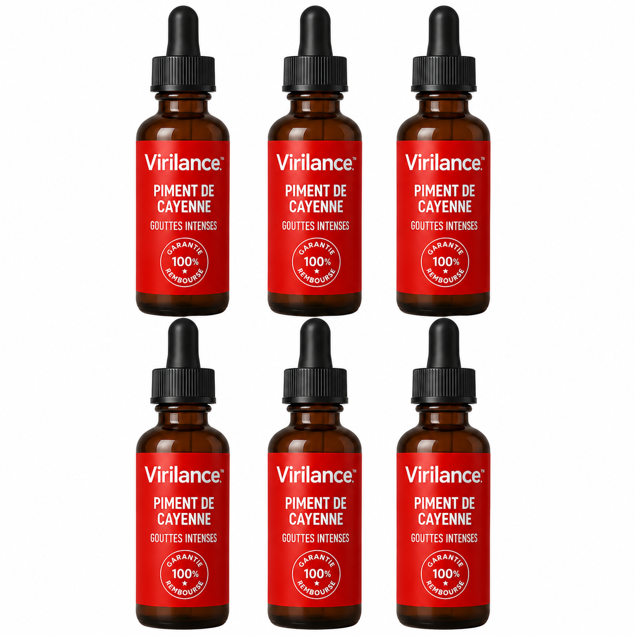 Virilance™ Gouttes Intenses au Piment de Cayenne | Retrouvez une érection en 3 minutes!