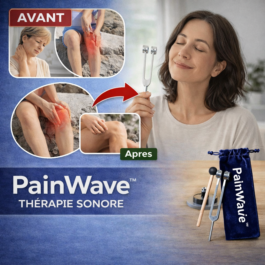 PainWave™ Thérapie Sonore | Éliminez jusqu’à 92 % de la douleur en 5 minutes sans médicaments !