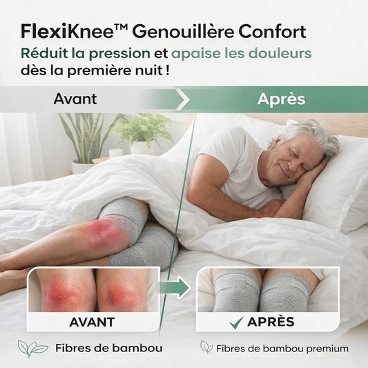 FlexiKnee™ Genouillère Confort | Réduit la pression et apaise les douleurs dès la première nuit !