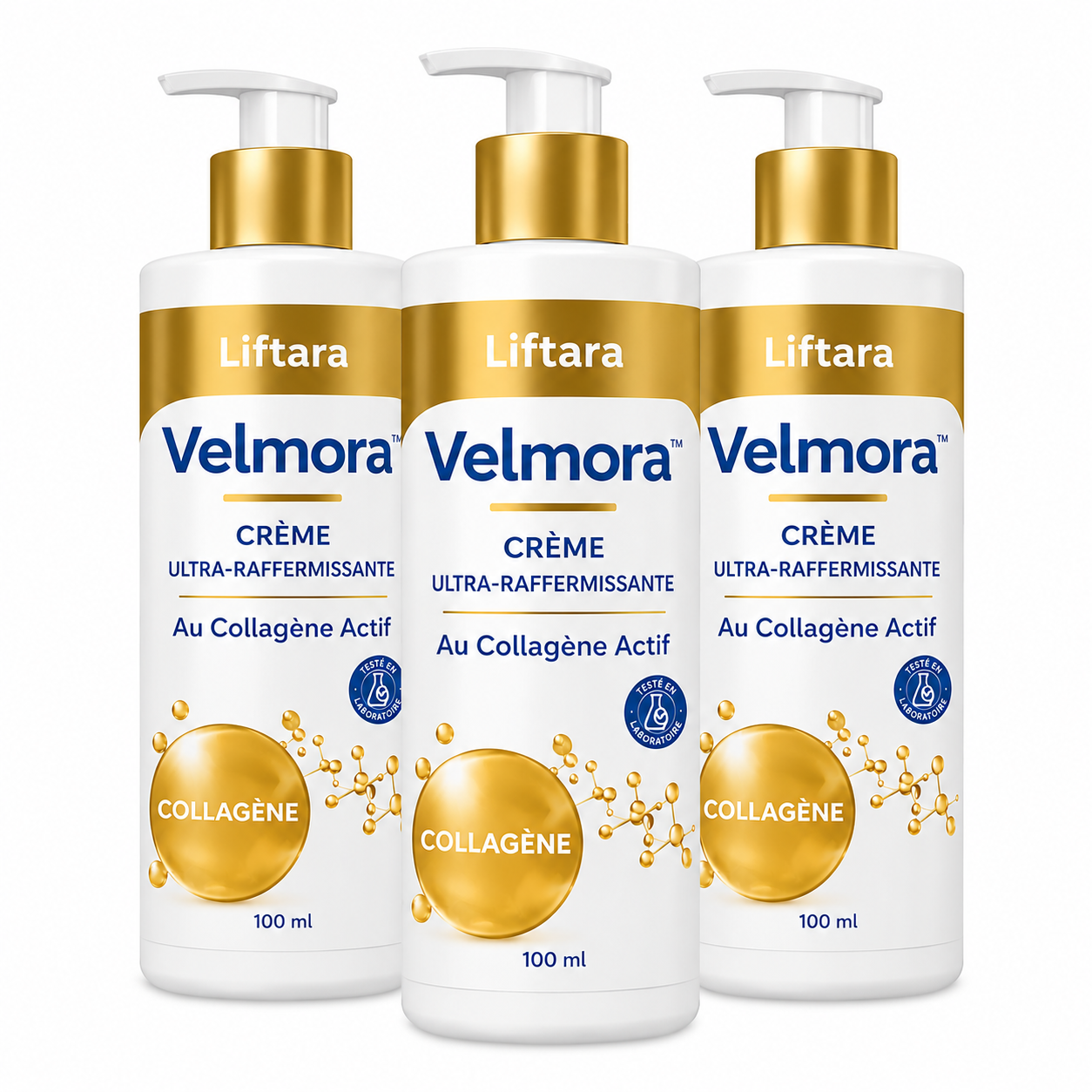 Velmora™ Crème Ultra-Raffermissante au Collagène Actif | Raffermissez et liftez votre peau en 24 heures !