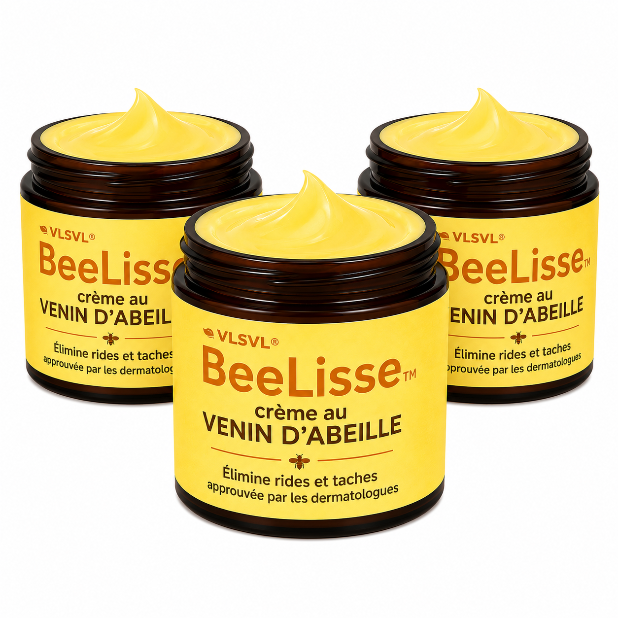 BeeLisse™ Crème au Venin d’Abeille | Élimine rides et taches en 3 minutes – approuvé par les dermatologues!