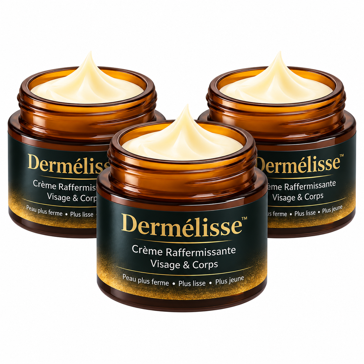 Dermélisse™ Crème Raffermissante Visage & Corps | Retend votre peau et lisse vos rides en seulement 10 minutes !