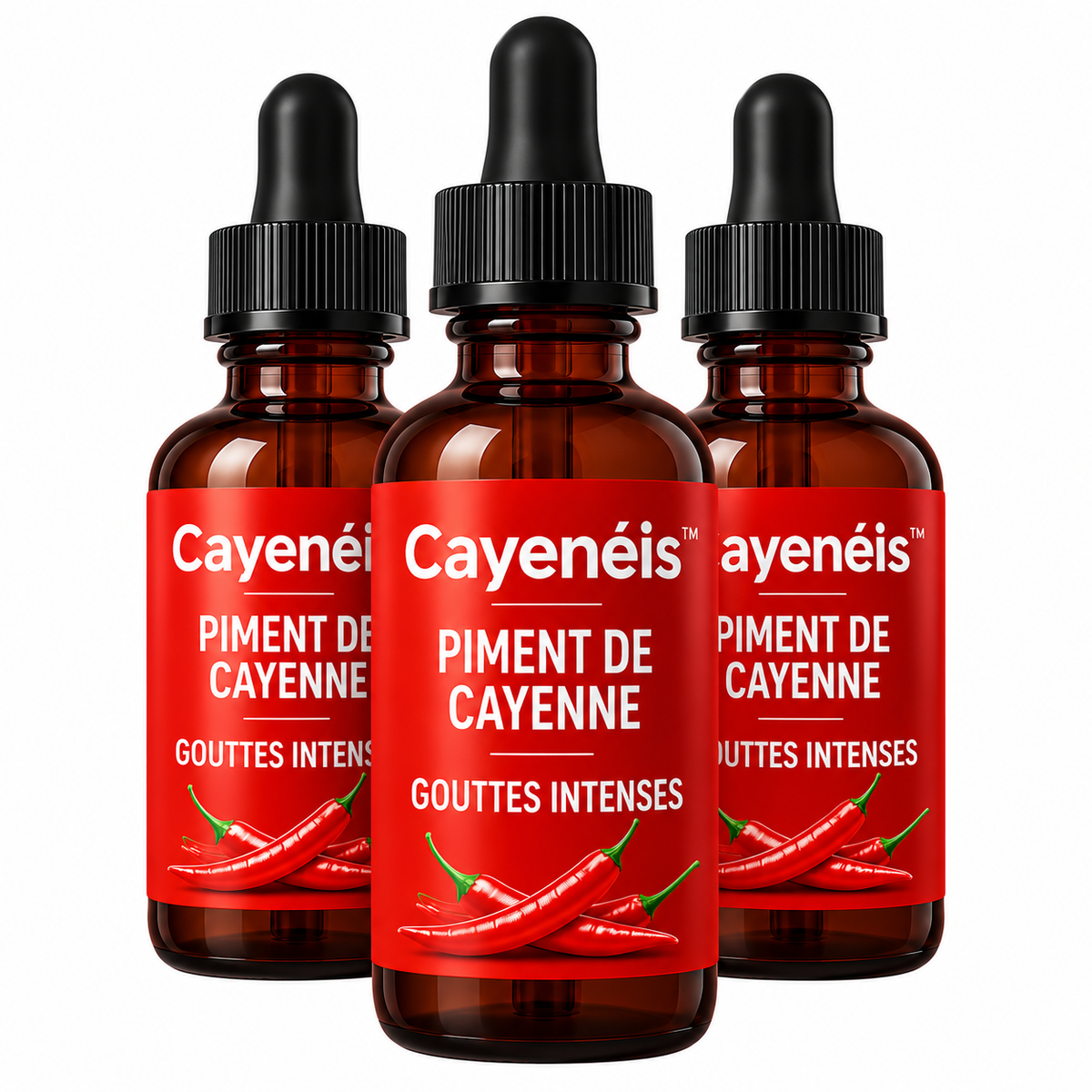 Cayenéis™ Gouttes Intenses au Piment de Cayenne | Retrouvez une érection en 3 minutes chrono !