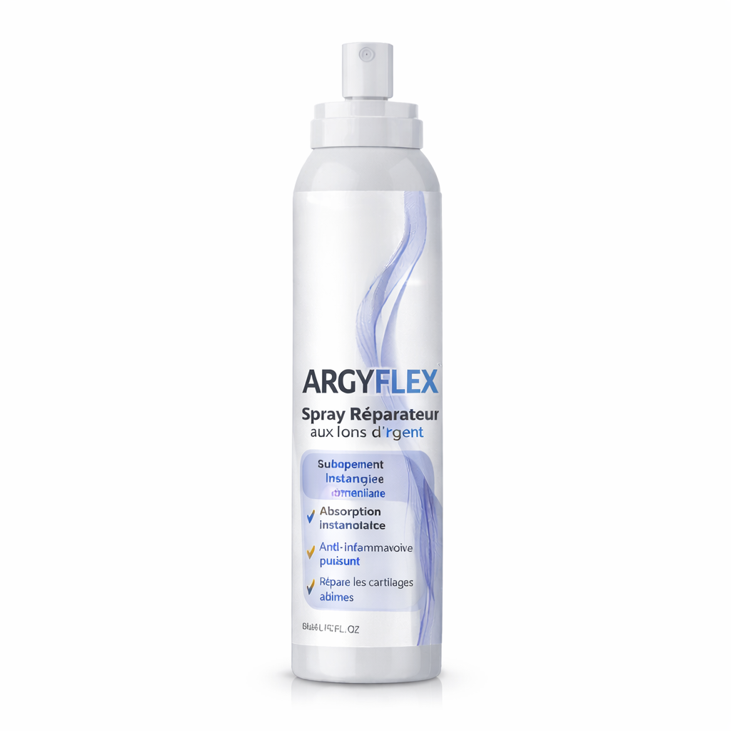 Argyflex™ Spray Réparateur Articulations aux Ions d’Argent | Réparez les articulations et stoppez la douleur en 3 minutes !