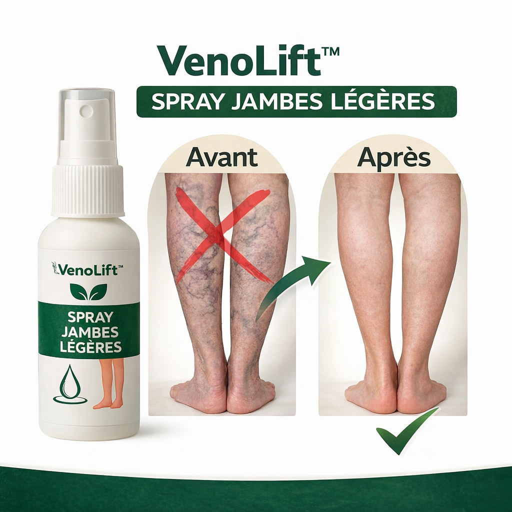 VenoLift™ Spray Jambes Légères | Réduisez jusqu’à 92% le gonflement en 7 jours et retrouvez des jambes légères instantanément !