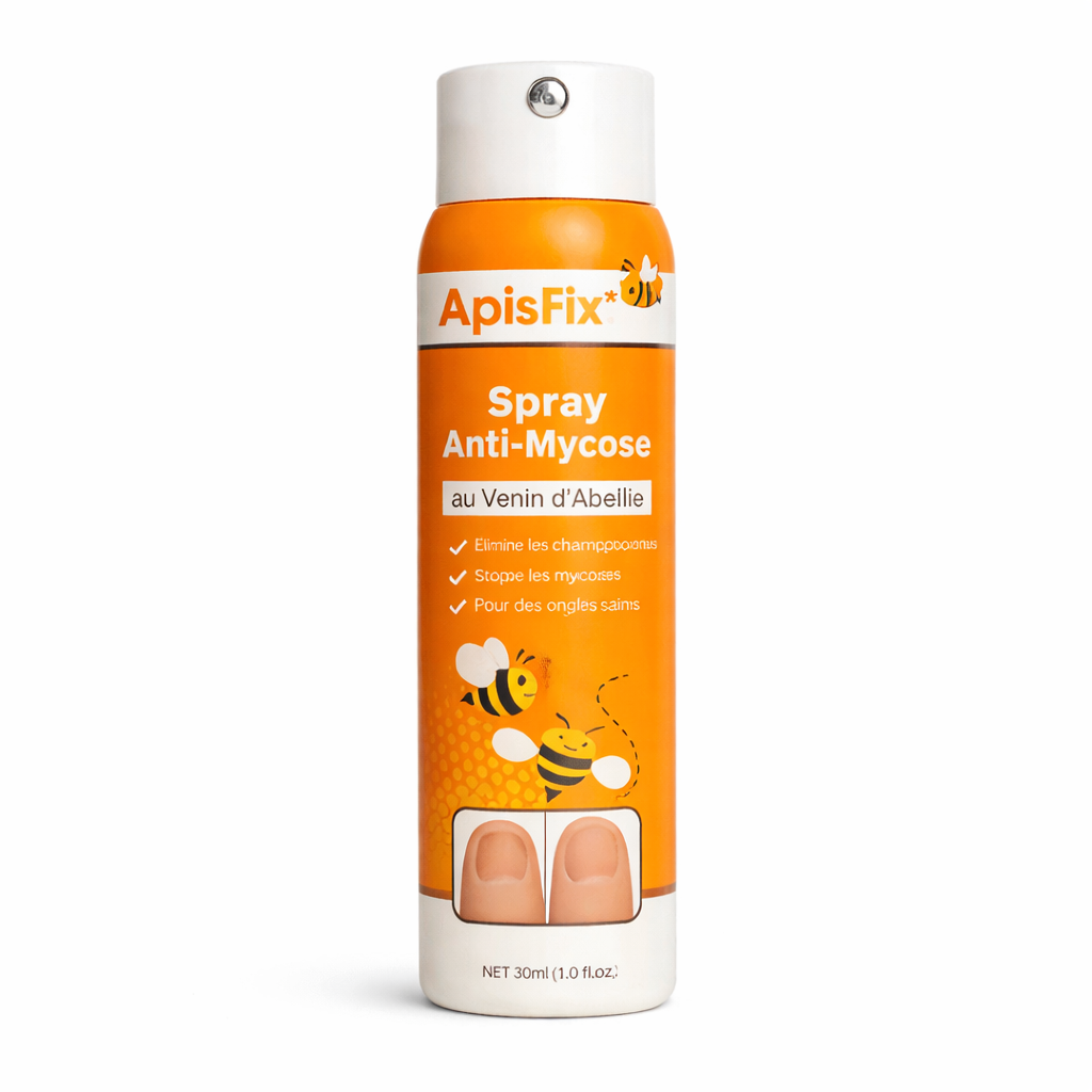 ApisFix™ Spray Anti-Mycose au Venin d’Abeille | Éliminez les champignons des ongles en seulement 7 jours !