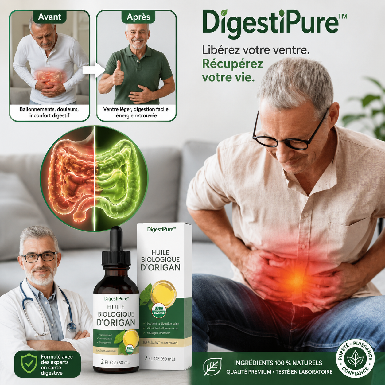 DigestiPure™ Gouttes d’Origan | Éliminez 96% des toxines en 2 jours pour un corps plus léger et vif !
