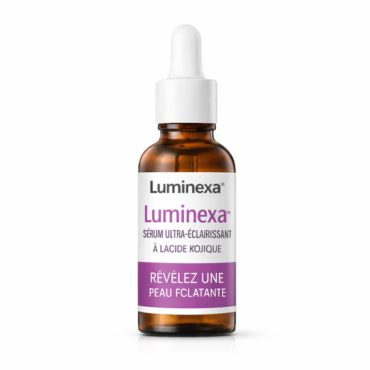 Luminexa™ Sérum Ultra-Éclaircissant à l’Acide Kojique | Efface vos taches brunes en 3 jours !