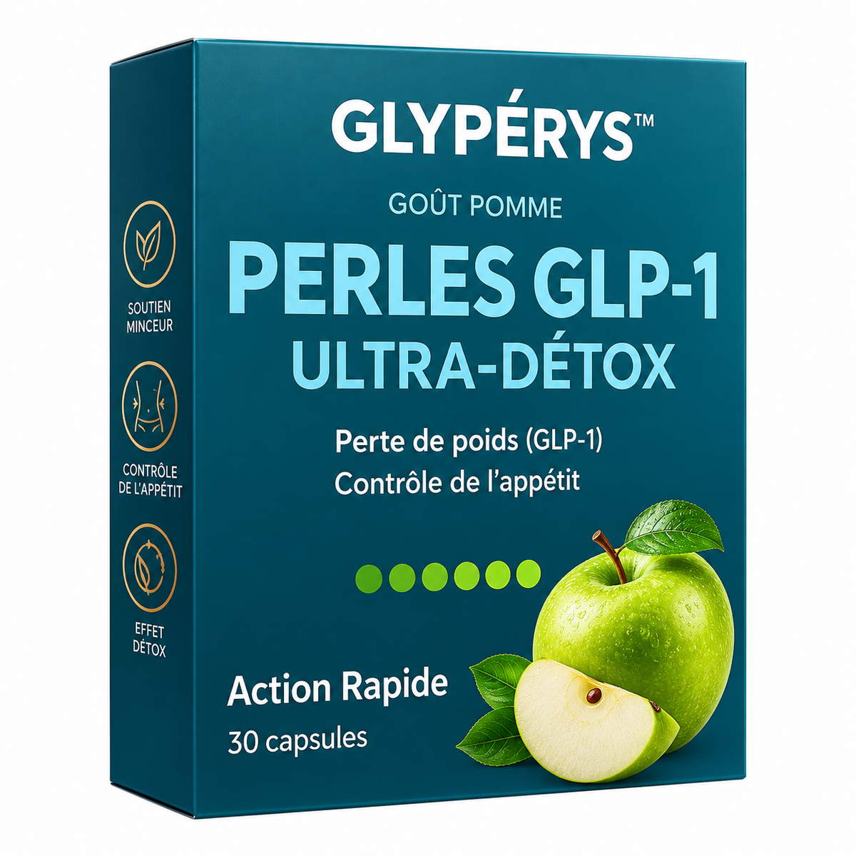 Glypérys™ Perles GLP-1 Ultra-Détox | Élimine les toxines et fait perdre du poids en 10 minutes!