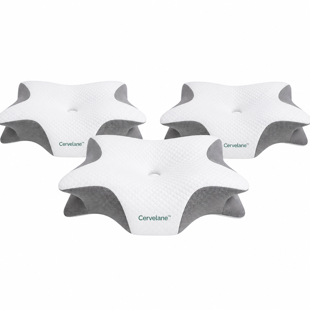 Cervelane™ Oreiller Cervical à Mémoire de Forme | Retrouvez des nuits sans douleurs en 3 minutes !