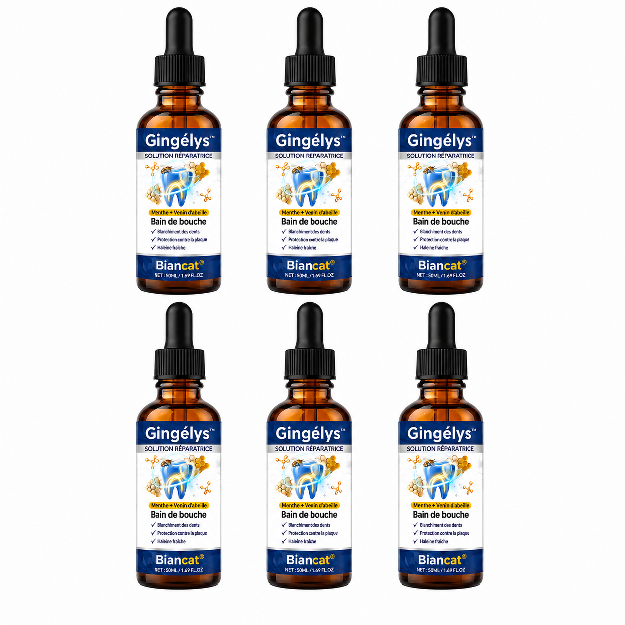Gingélys™ Solution Réparation Buccale | Stoppez le déchaussement et renforcez vos gencives en quelques jours !