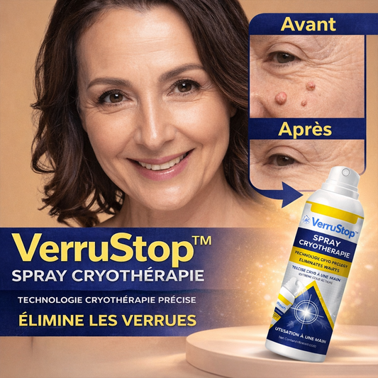 VerruStop™ Spray Cryothérapie | Éliminez les verrues tenaces et retrouvez une peau lisse en quelques secondes !