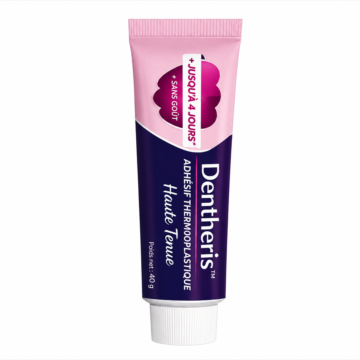Dentheris™ Adhésif Thermoplastique Haute Tenue | Fixe instantanément votre prothèse, stoppe les mouvements gênants en 3 minutes !