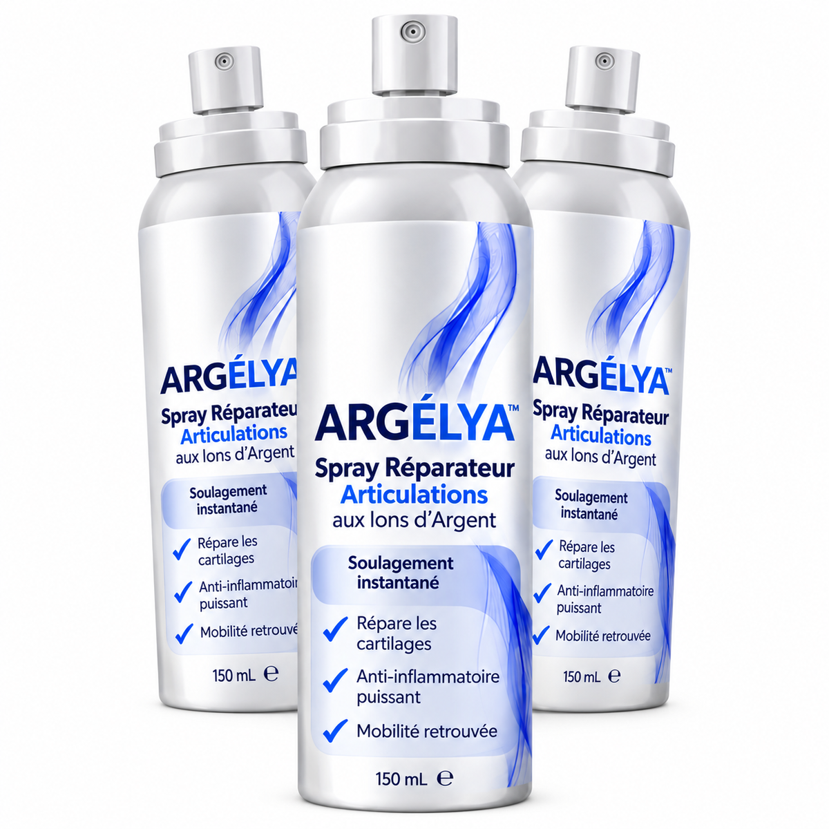 Argélya™ Spray Réparateur Articulations aux Ions d’Argent | Réparez les articulations et stoppez la douleur en 3 minutes !