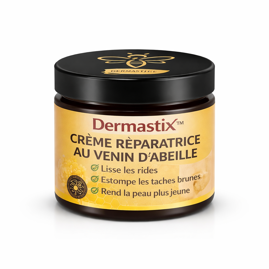 Dermastix™ Crème Réparatrice au Venin d’Abeille | Stoppe rougeurs, eczéma et boutons dès la première application !