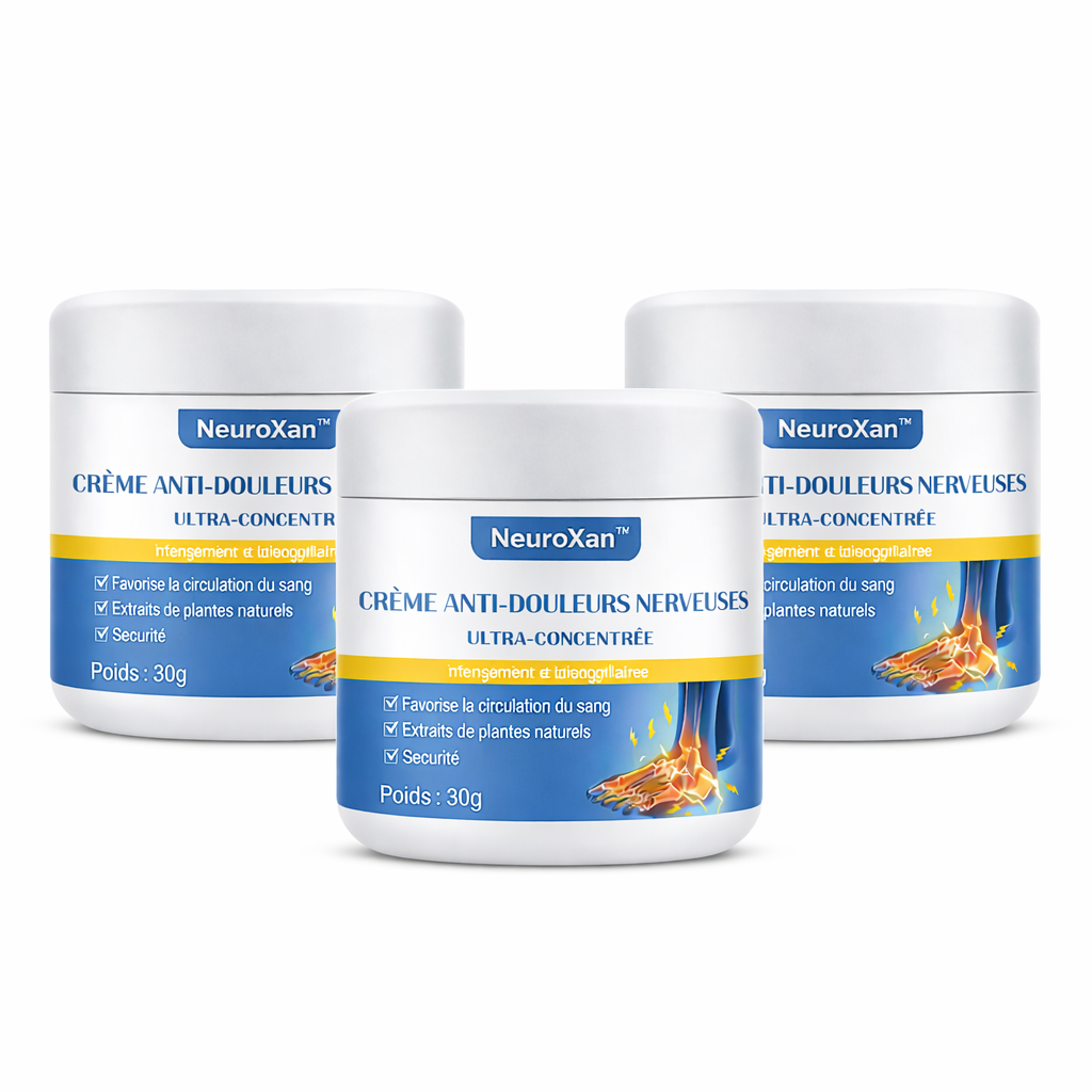 NeuroXan™ Crème Anti-Douleurs Nerveuses Ultra-Concentrée | Éliminez les douleurs, picotements et engourdissements en 5 jours !