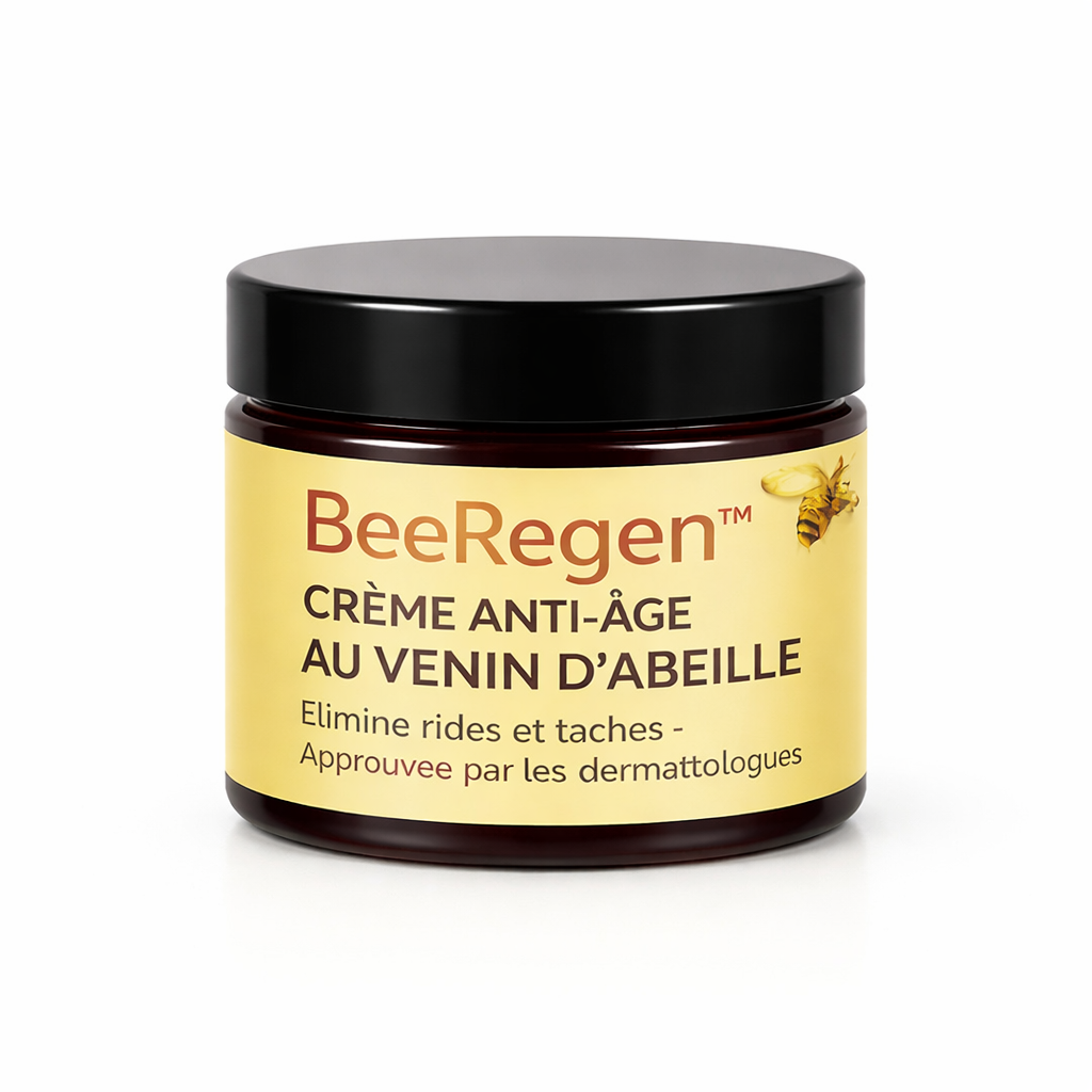 BeeRegen™ Crème Anti-Âge au Venin d’Abeille | Élimine rides et taches en 3 minutes – approuvé par les dermatologues!